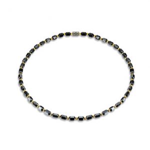 Men's Punk Magnet Stone Beads Health Care Necklace