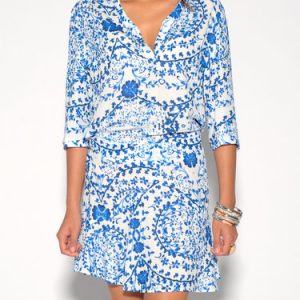 Multicolor Polyester Floral Casual Printed Mini Dress