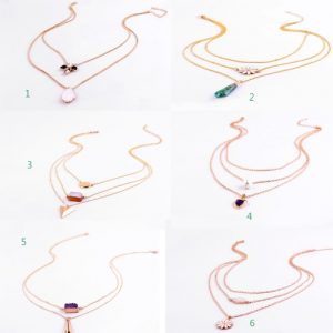 New Fahion Hot Multilayer Gold Plated Statement Necklace Choker Pendant Jewelry for Women Gift Girls