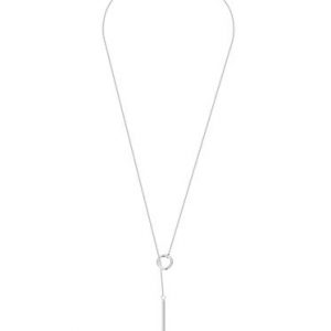 Silver Round 925 Sterling Silver Through You Necklace