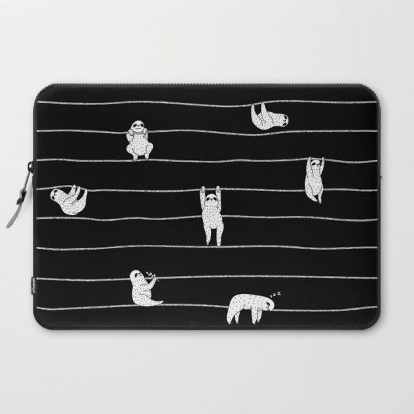 Sloth Stripe Computer Cover by Kellabell9 - Laptop Sleeve - 15"