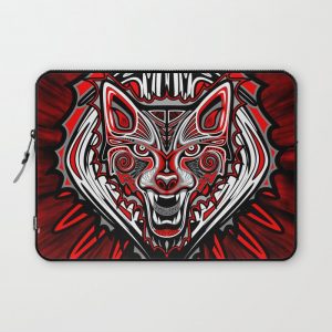 Wolf Tattoo Style Haida Art Computer Cover by BluedarkArt - Laptop Sleeve - 13"