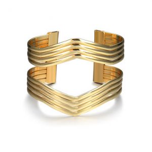 Women's Luxury Bracelet Gold Plated Sweet Heart Bracelet