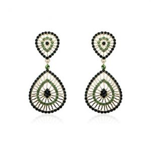 Women's Luxury Earrings Water Drop Full Rhinestone Crystal Earrings