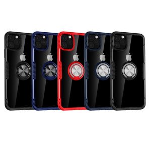 bracket transparent phone case for iphone 11 pro xs max xr x 8 7 6 plus samsung s10 note 10 a40 huawei p30