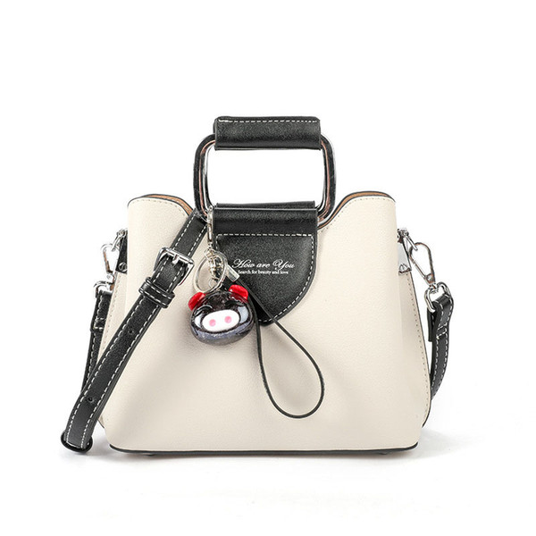 brand 2019 new vintage casual pu leather women handbags ladies mini shopping bag shoulder messenger crossbody bag women