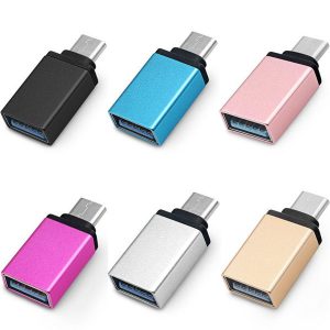 colorful type c otg adapter male to usb 3.1 female adapter otg converter adapter otg function for samsung smartphone