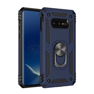 for lg k50/q60 stylo 5 aristo 2 3 360 degree rotating metal ring holder kickstand dual layer shockproof hard phone case