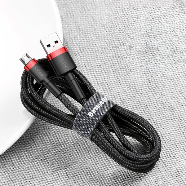 micro usb charge cable data cables 2.4a braided charge cables 3 colors mixed color selling new products