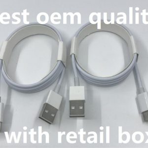 micro usb charger cable oem quality 1m 3ft 2m 6ft sync data v8 type c cord with original retail box for samsung s7 s8 s9 note 9 huawei p 8 7