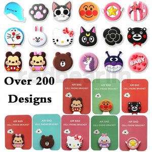 mobile phone bracket cute 3d animal airbag phone stand finger holder for iphone for samsung all mobile phone