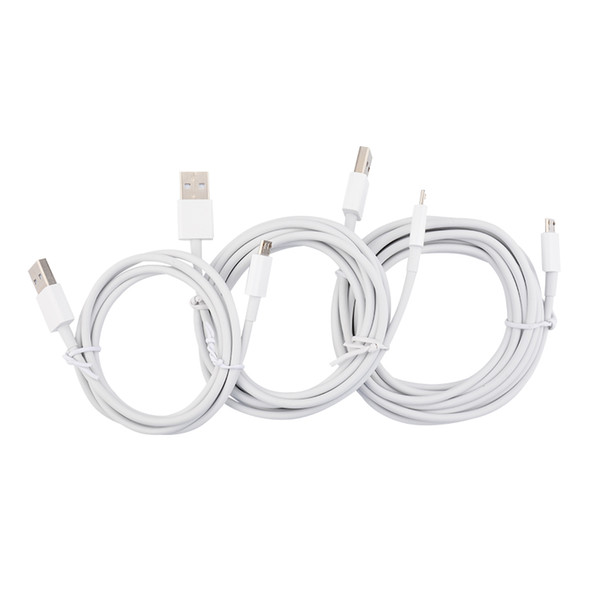 oem micro usb type-c v8 charger cable 1m 3ft 2m 6ft sync data cable cords for samsung galaxy s6 s7