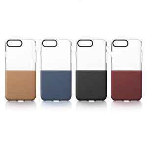 original baseus half to half series double color tpu pc transparent case for iphone 7 7plus 1/2 soft hard splicing phone shell