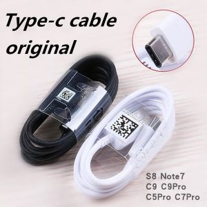 original type-c usb data sync charger cable charging cord for note7 s8 n9300 s8edge s8 pro cable ep-dg950cbe for lg with retail box