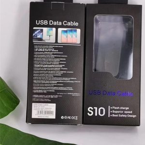 s10+ type c data cable 1m 3ft oem quality fast charging charger cord for samsung galaxy s10 s10e s9 s8 note9 ep-dg970bbe with retail box