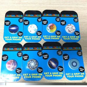 universal cell phone holder with retail package real 3m glue expandable grip stand 360 degree finger holder flexible ship by dhl