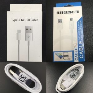 with retail box 1m 3ft type c v8 micro usb sync data cable charging cord charger line for samsung s7 s8 s9 s10 note 7 huawei p 9 xiaomi 8