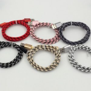 1m 3ft braided nylon micro v8 usb cable cord 2a fast charger type c adapter for samsung s7 s8 s9 s10 note 9 8 7 6 xiaomi htc i huawei phone