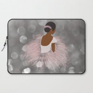 African American Ballerina Dancer Computer Cover by UMe Images - Laptop Sleeve - 15"