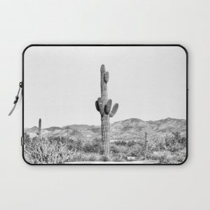 Cactus photography, balck and white Computer Cover by TMSbyNIGHT - Laptop Sleeve - 13"