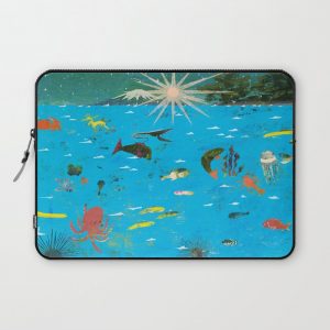 Happy New Year Computer Cover by Tatsuro Kiuchi - Laptop Sleeve - 13"