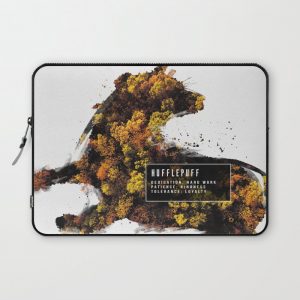 Hufflepuff Nature Computer Cover by Stella Bookish Art - Laptop Sleeve - 13"