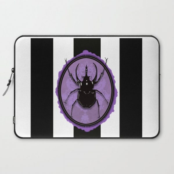 Juicy Beetle PURPLE Computer Cover by Aurelio Voltaire - Laptop Sleeve - 15"