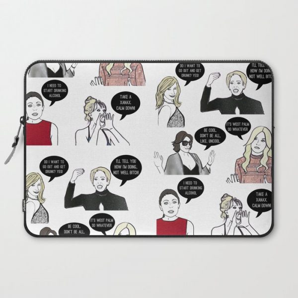 Ladies of New York Computer Cover by Kats Illustration - Laptop Sleeve - 15"