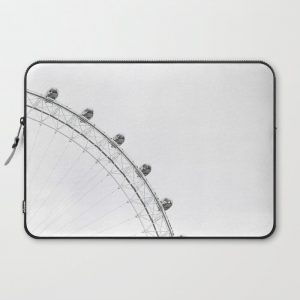 London Eye Monochrome Computer Cover by ArtPrInk Studio - Laptop Sleeve - 15"