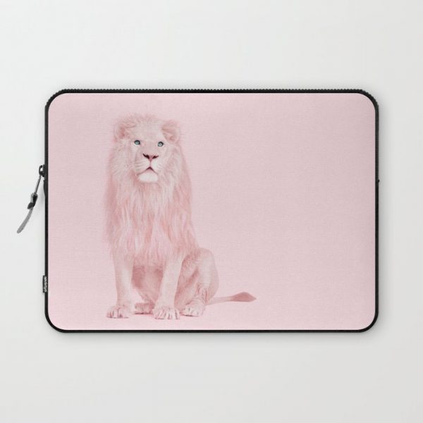 PINK LION Computer Cover by Paul Fuentes - Laptop Sleeve - 13"