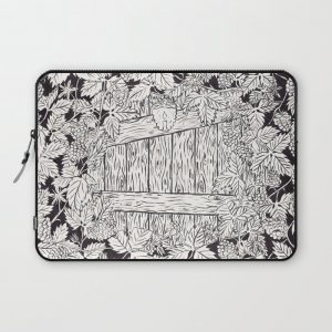 Raspberry Tale (Black) Computer Cover by YuYstudio - Laptop Sleeve - 13"