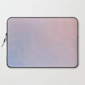 Rose quartz & Serenity Computer Cover by Will Wild - Laptop Sleeve - 15"