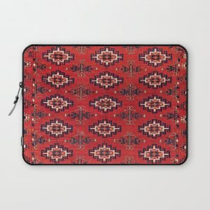 Tekke West Turkestan Sitting Rug Computer Cover by Vicky Brago-MitchellA(r) - Laptop Sleeve - 13"