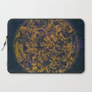 Vintage Constellations & Astrological Signs | Purple Galaxy Computer Cover by Visionary Sea - Laptop Sleeve - 15"