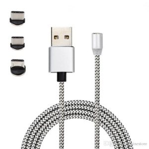magnetic usb cable 1m 2m fast charging cord for samsung note8 s10 type c cable for samsung s8 xiaomi huawei mate 20 phone cord