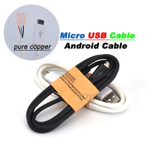 micro usb cable android v8 type c cord for galaxy round cable 1 merter 3.3ft support all samatphone