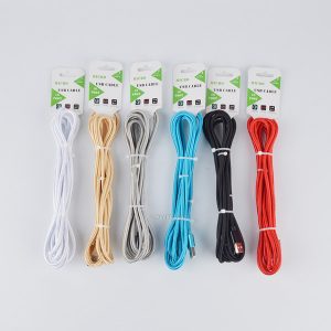 type-c usb micro usb cable 10ft wire 3 meters cord sync support quick charge 3a all smartphone with paper card hang and upc barcode